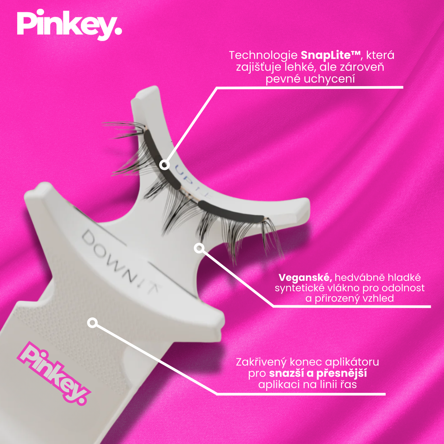 Magnetické řasy - Pinkey