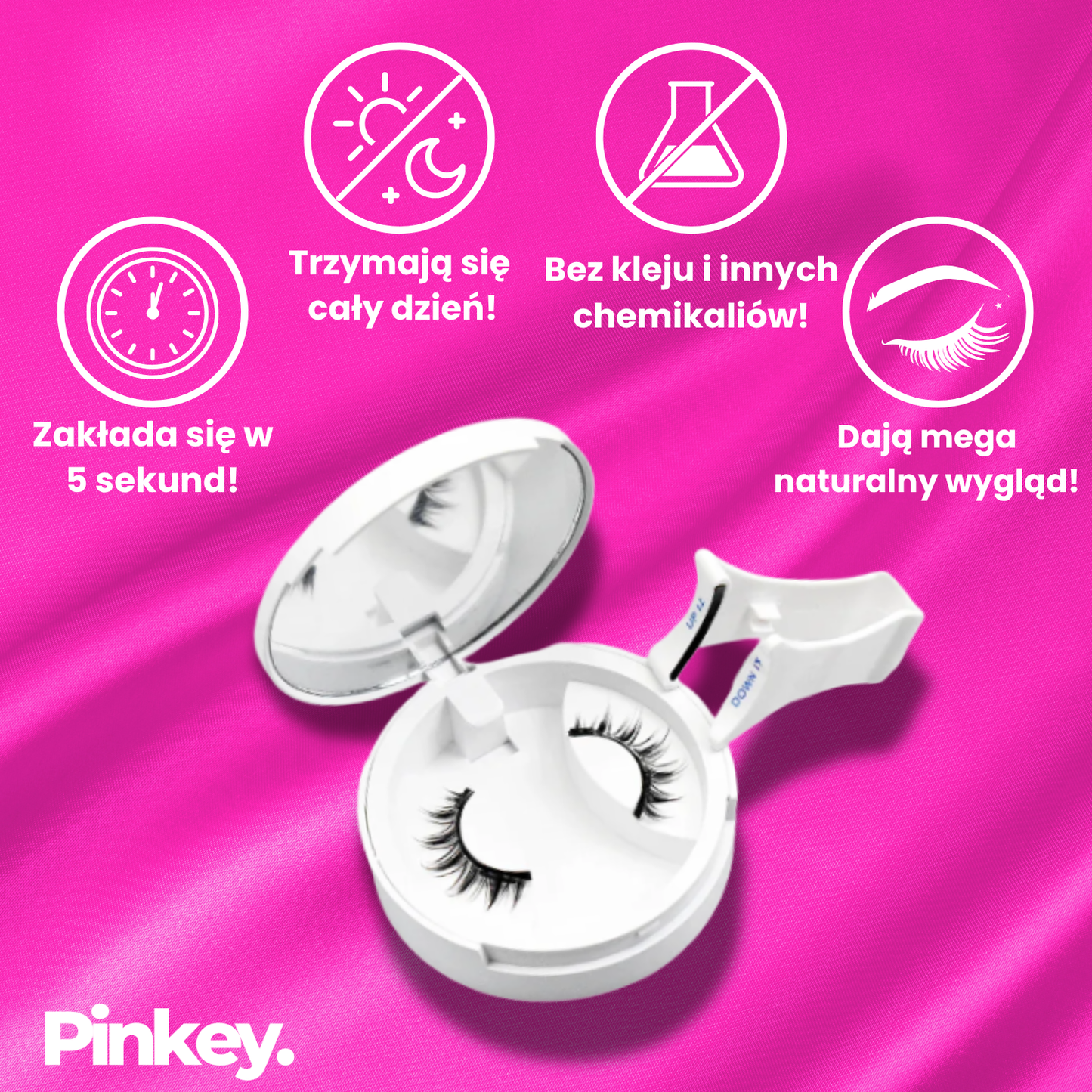 Magnetické řasy - Pinkey