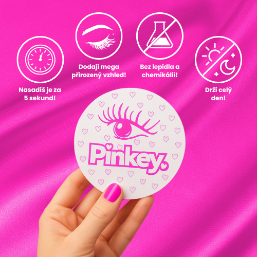 Magnetické řasy - Pinkey